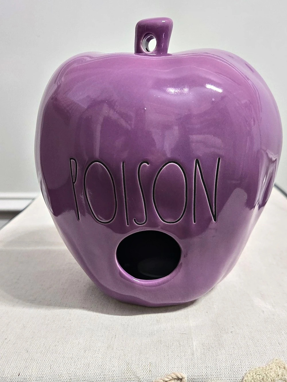 Rae Dunn Purple Poison Apple Birdhouse Purple Decor